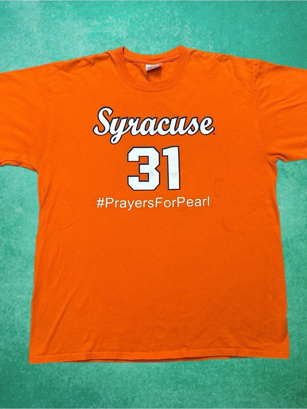 Syracuse University Pearl Washington Commemorative Shirt